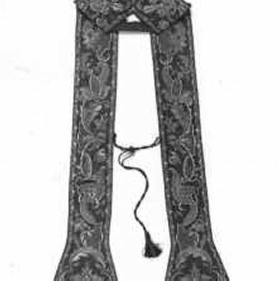 stola - manifattura italiana (prima metà sec. XVIII)