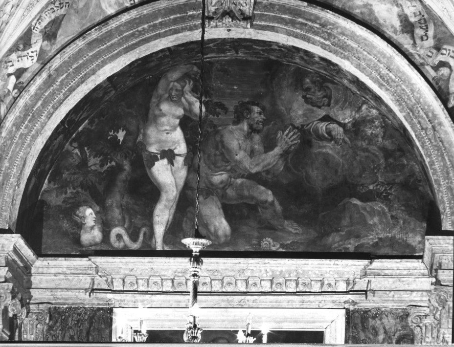 Adamo ed Eva nel paradiso terrestre (dipinto) di Farinati Paolo (seconda metà sec. XVI)