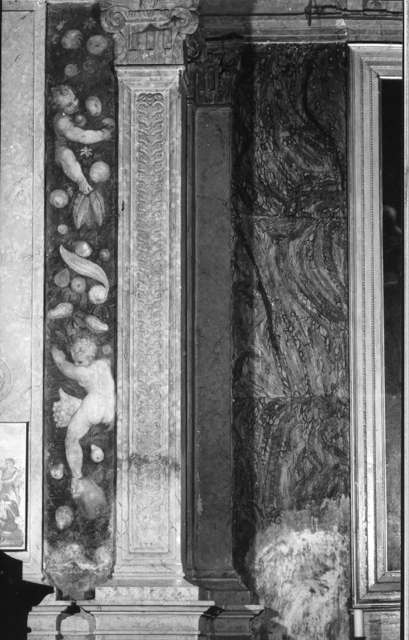 festone (dipinto) di Farinati Paolo (attribuito) (sec. XVI)