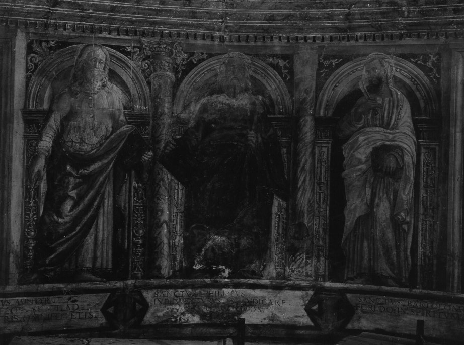 Santi (dipinto) di Morone Domenico, Falconetto Giovanni Maria (fine sec. XV)