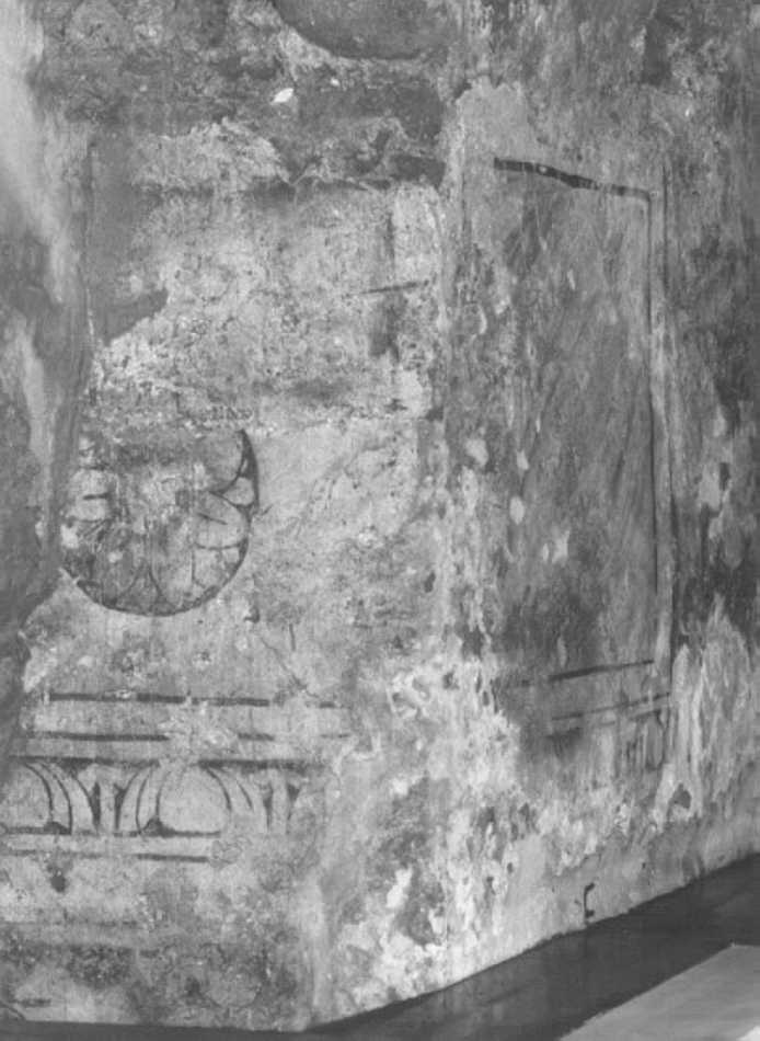 motivo decorativo (dipinto, frammento) - ambito veneto (sec. XV)