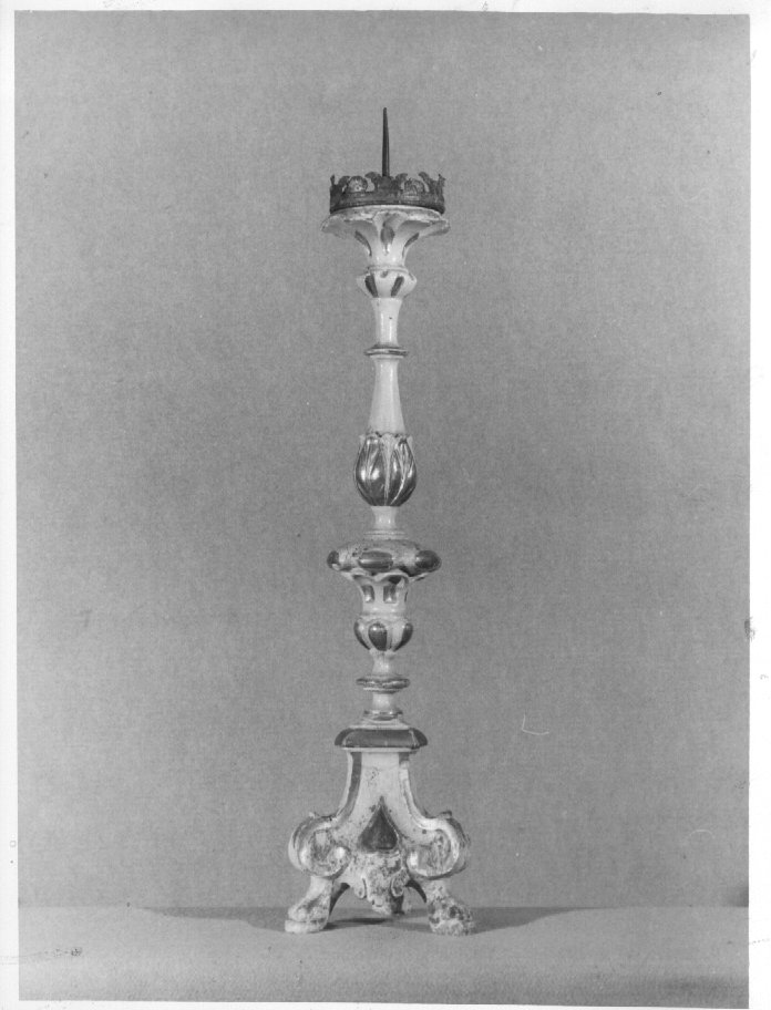 candeliere d'altare - ambito veneto (sec. XIX)