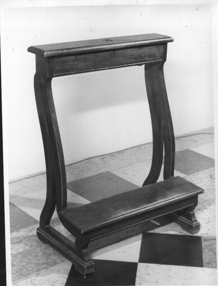 inginocchiatoio - ambito veneto (sec. XIX)