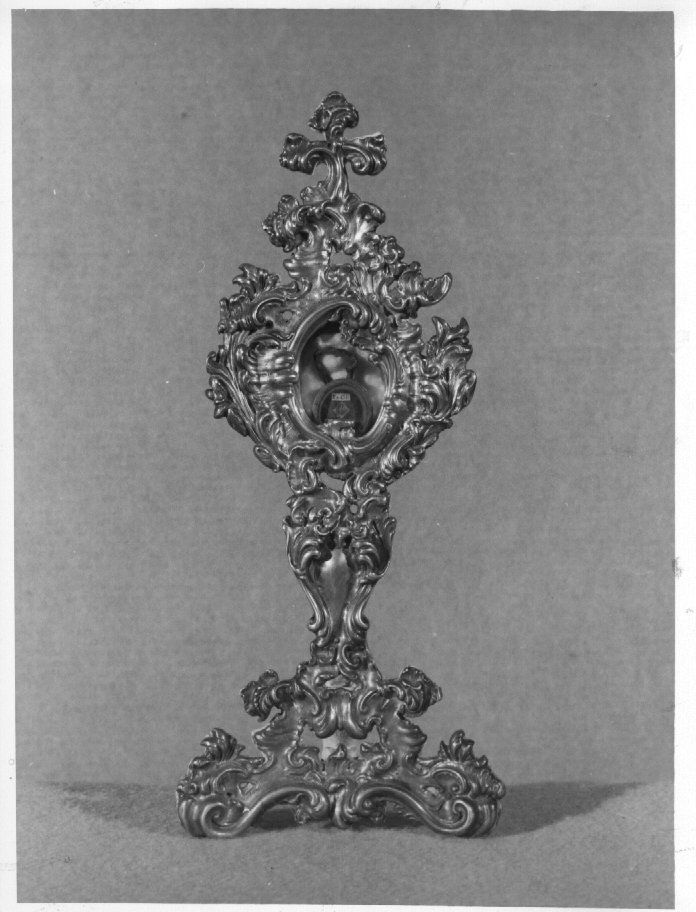 reliquiario - a ostensorio - bottega veneta (sec. XIX)