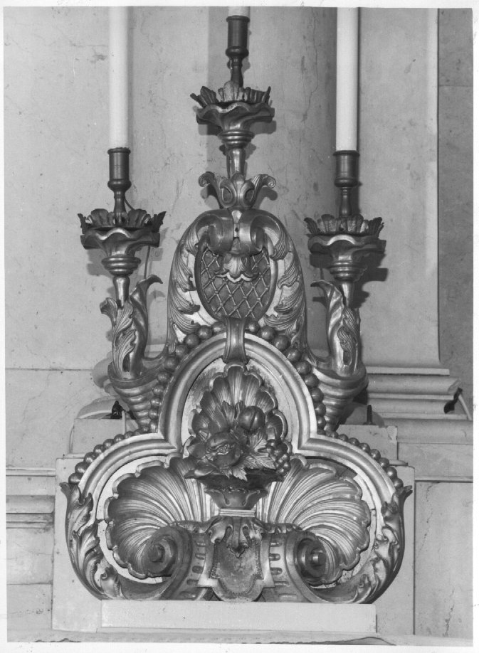 candelabro - ambito veneto (prima metà sec. XIX)