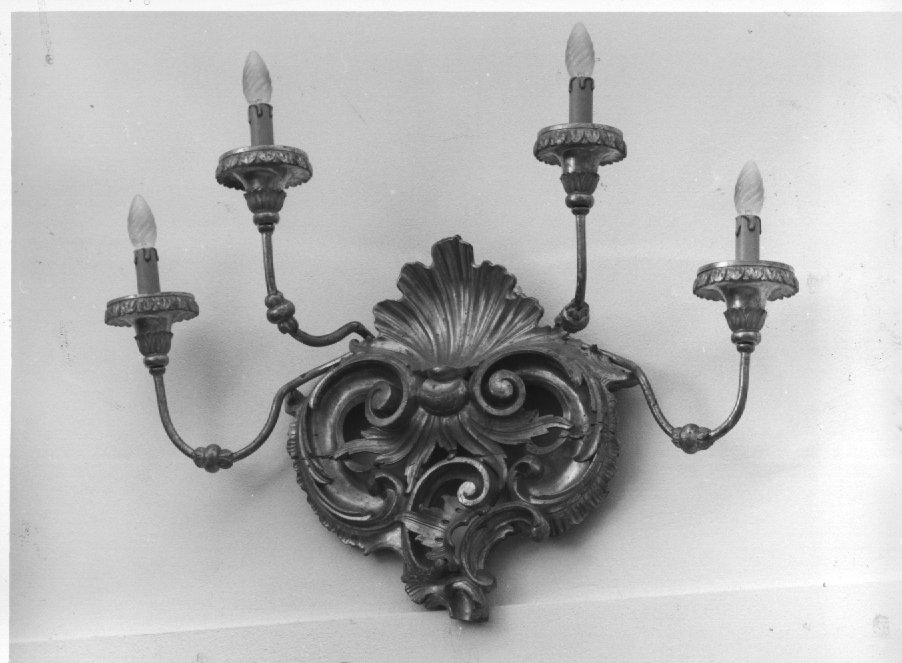 candeliere da parete - ambito veneto (prima metà sec. XIX)