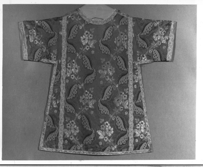 tunicella - manifattura italiana (terzo quarto sec. XVIII)