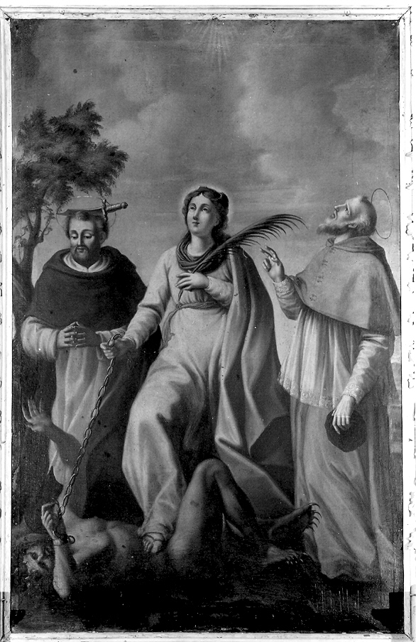 Santi (dipinto) di Zannoni G. B (sec. XVII)