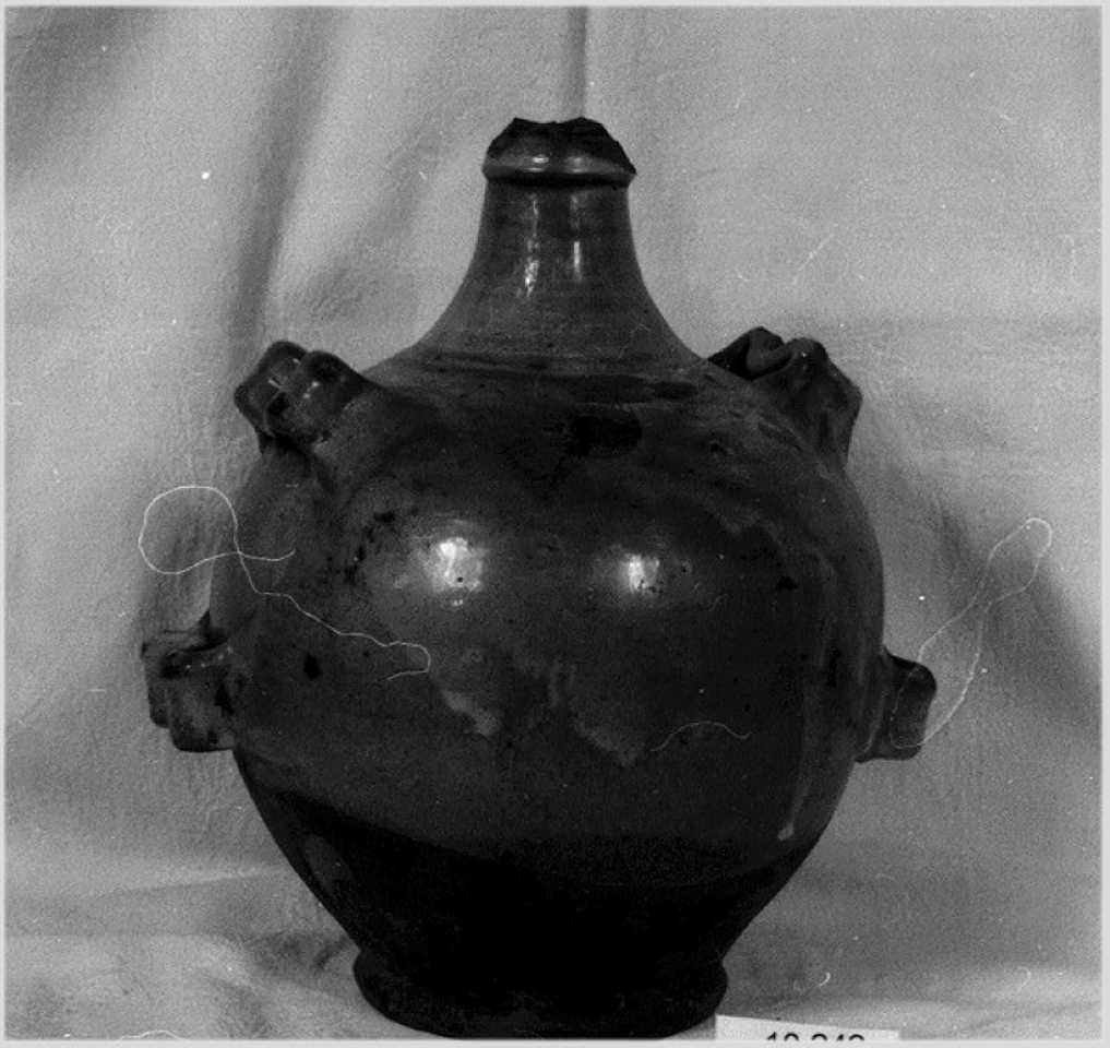 fiasca di pellegrinaggio - manifattura veneta (sec. XVII)