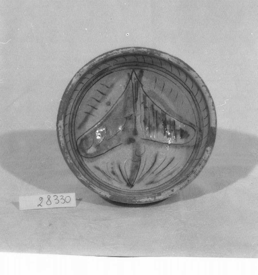 scodella - manifattura veneta (fine/inizio secc. XVI/ XVII)