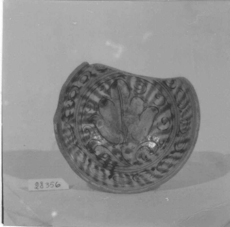 scodella - manifattura veneta (fine/inizio secc. XVI/ XVII)