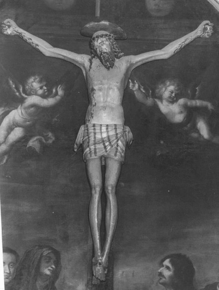 crocifisso, elemento d'insieme - ambito veneto (secc. XVI/ XVII)