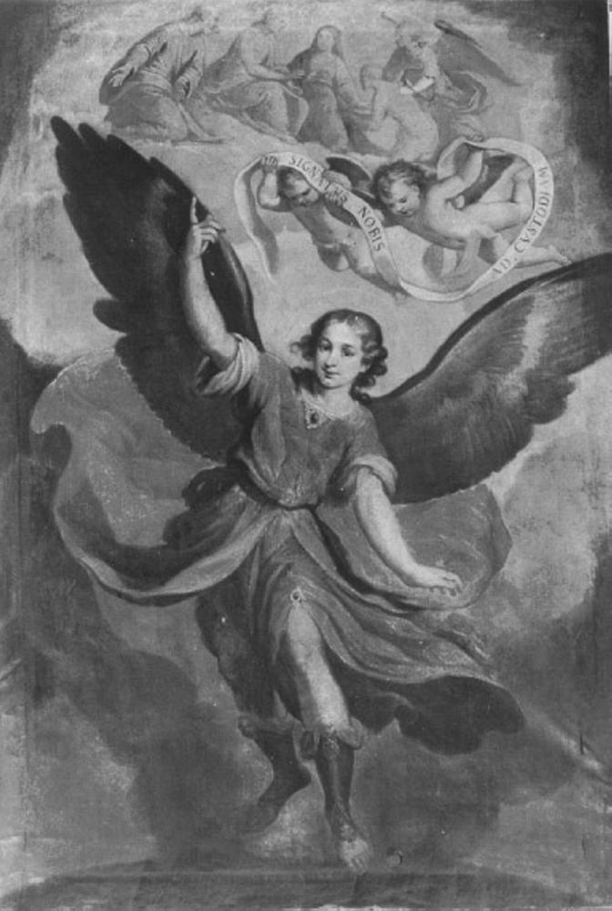 angelo custode (dipinto) di Ridolfi Claudio (secc. XVI/ XVII)