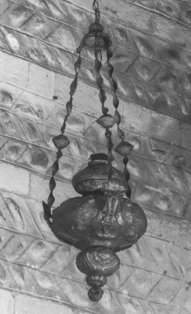 lampada pensile - ambito veneto (sec. XVIII)