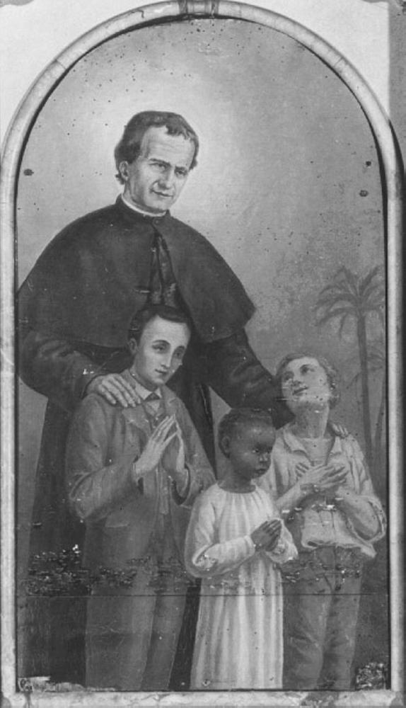 San Giovanni Bosco (dipinto, elemento d'insieme) - ambito veneto (secc. XIX/ XX)