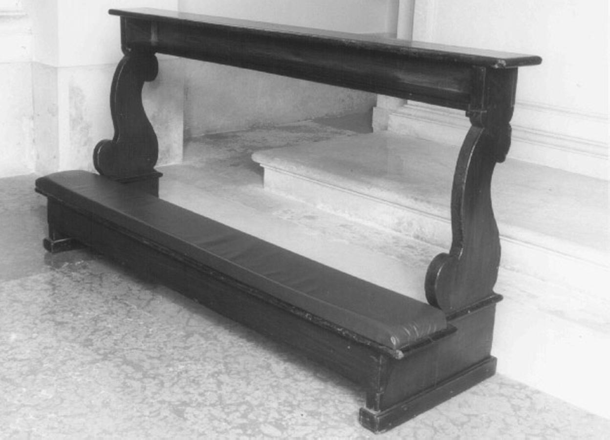 banco da chiesa - ambito veneto (sec. XVIII)