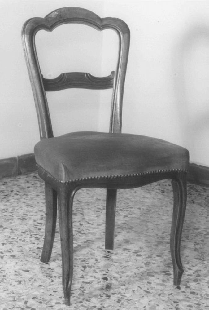 sedia - ambito veneto (seconda metà sec. XIX)