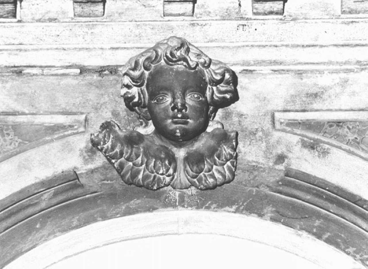 cherubino (decorazione plastico-architettonica) - ambito veneto (sec. XVII)