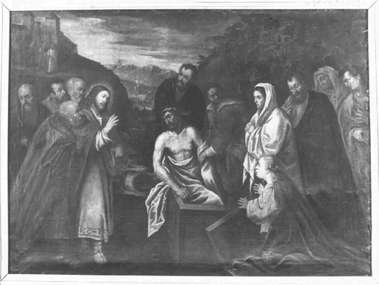 resurrezione di Lazzaro (dipinto) di Dal Ponte Jacopo detto Jacopo Bassano (maniera) (seconda metà sec. XVI)