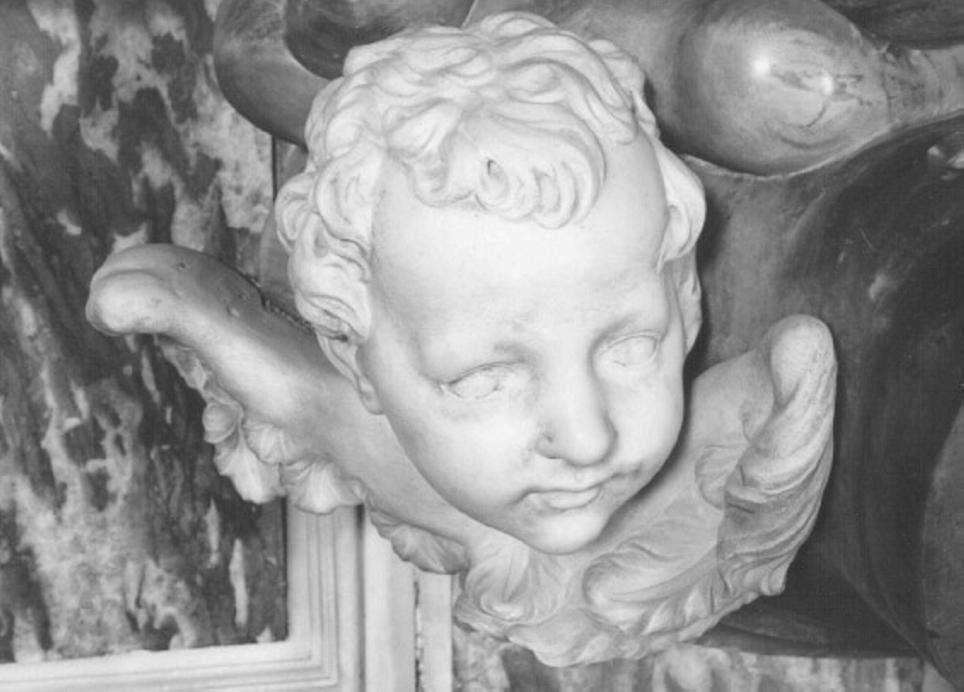 cherubino (scultura) di Pozzo Giuseppe (maniera) (sec. XVIII)