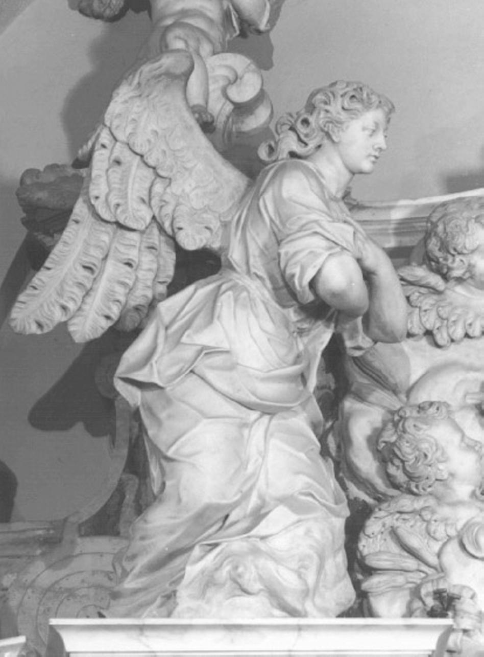 cherubini che adorano il calice eucaristico (statua) di Pozzo Giuseppe (maniera) (sec. XVIII)