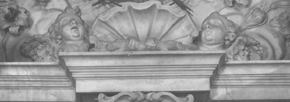 cherubino (gruppo scultoreo) di Pozzo Giuseppe (maniera) (sec. XVIII)