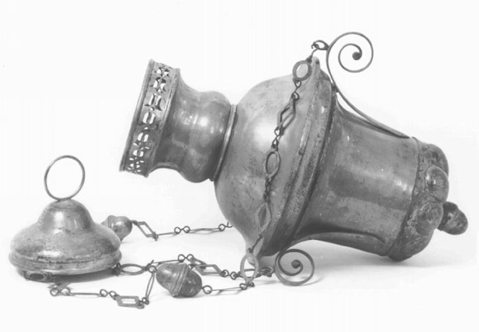 lampada pensile - ambito veneto (prima metà sec. XIX)