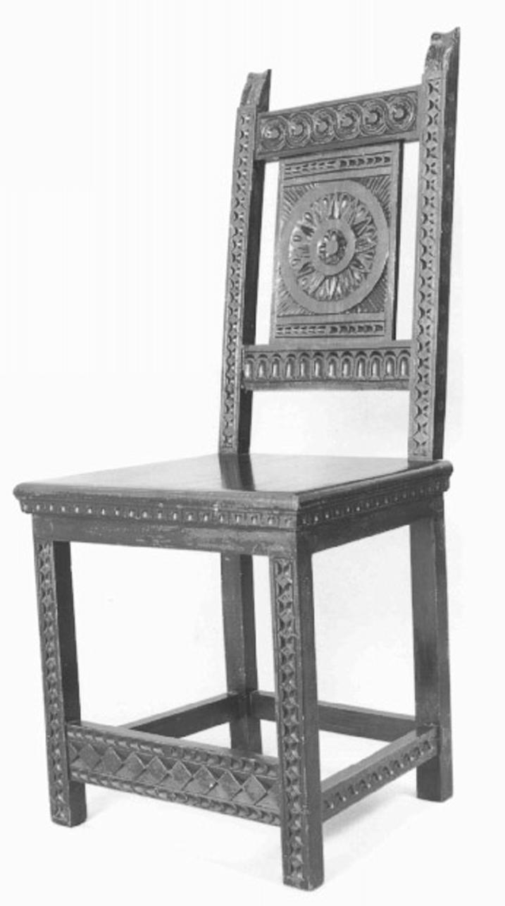 sedia, serie - ambito veneto (secc. XIX/ XX)