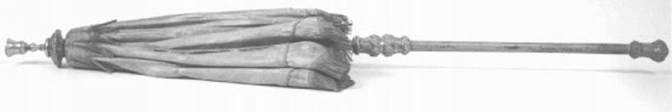 asta di ombrellino processionale - ambito veneto (seconda metà sec. XIX)