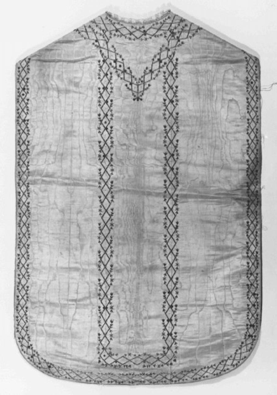 paramento liturgico - ambito veneto (ultimo quarto sec. XIX)