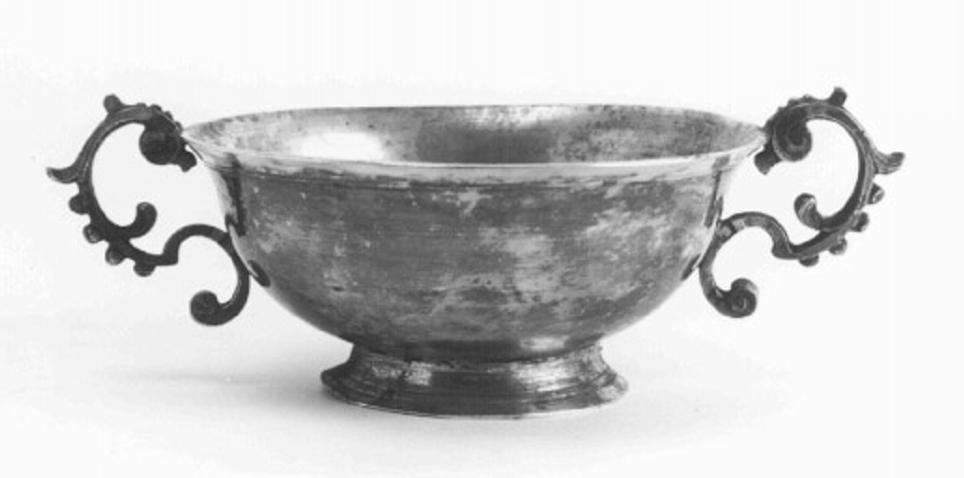 coppetta battesimale - ambito veneto (ultimo quarto sec. XVIII)