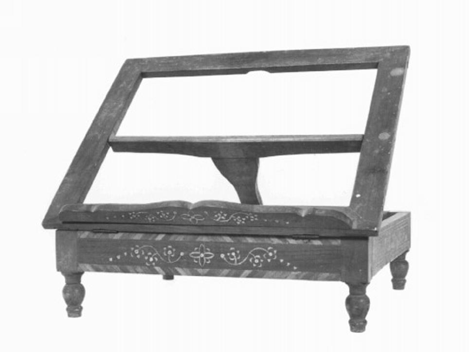 leggio - ambito veneto (seconda metà sec. XIX)