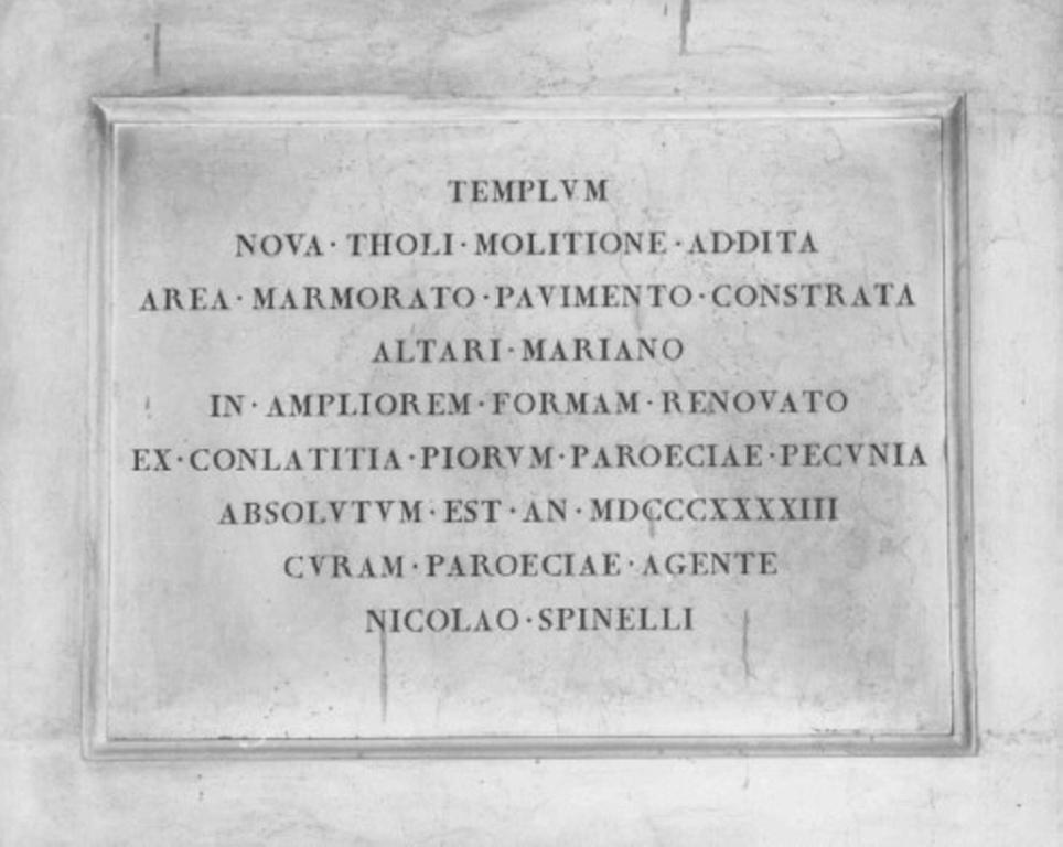 lapide - ambito veneto (sec. XIX)
