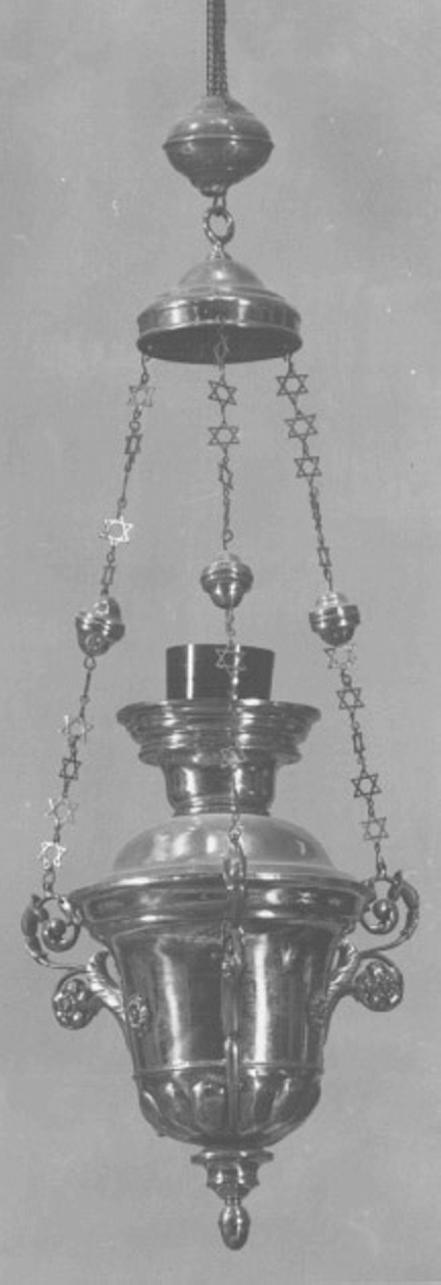 lampada pensile, serie - ambito veneto (secc. XVIII/ XIX)