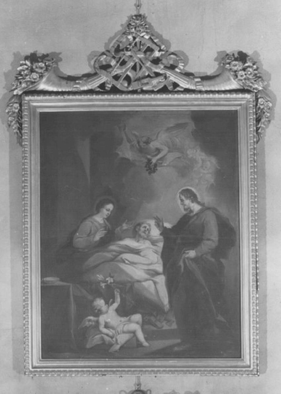 morte di San Giuseppe (cornice) - ambito veneto (sec. XIX)