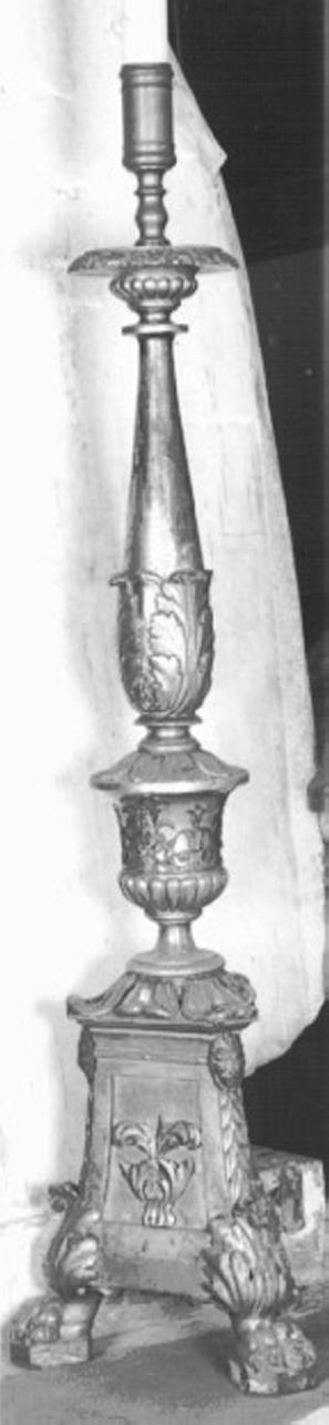candelabro, serie - ambito veneto (secc. XVIII/ XIX)