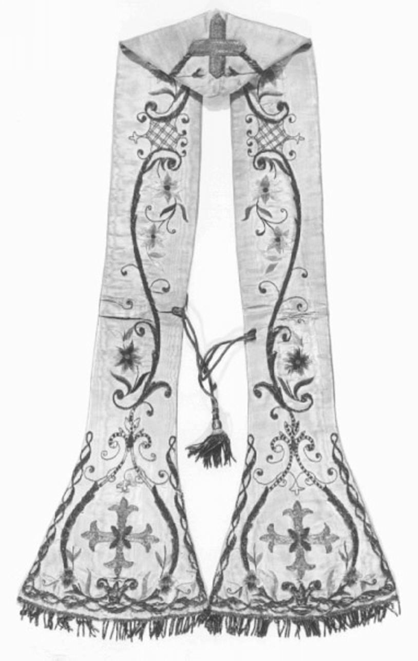 stola - ambito veneto (primo quarto sec. XX)