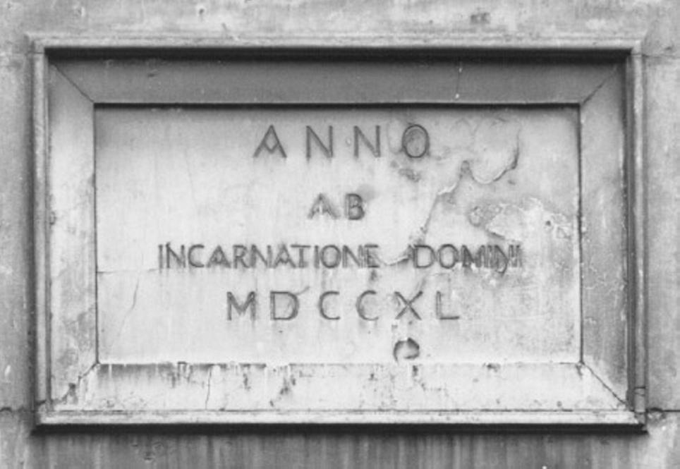 lapide - ambito veneto (sec. XVIII)