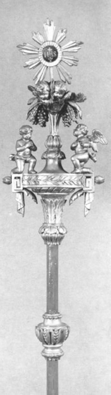 mazza processionale - ambito veneto (sec. XIX)