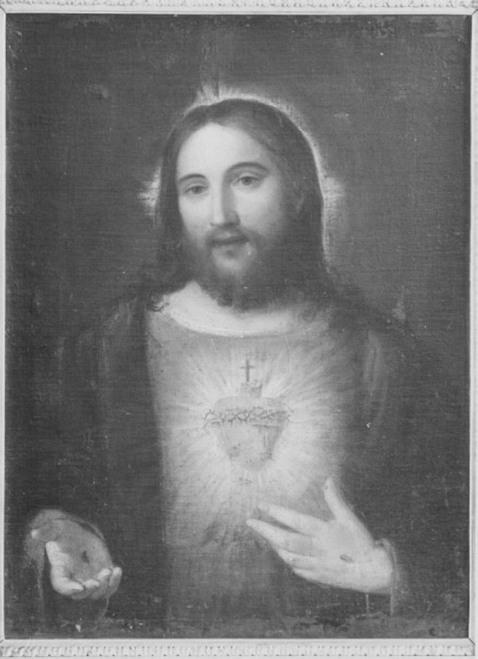 Sacro Cuore di Gesù (dipinto) - ambito veneto (sec. XIX)