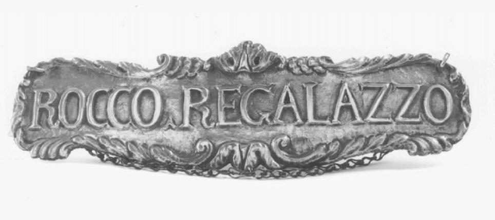 targa - ambito veneto (sec. XVIII)