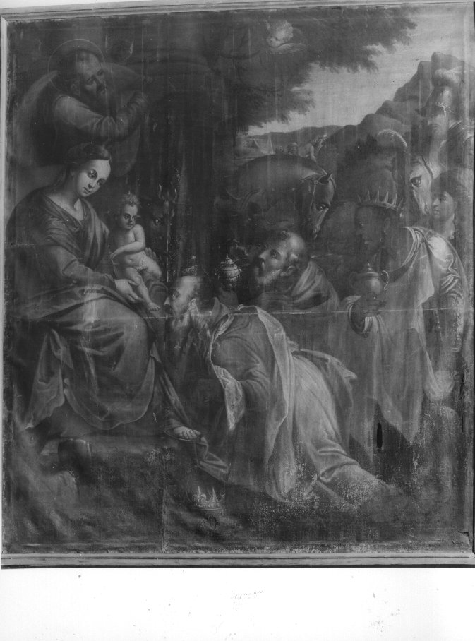 adorazione dei Re Magi (dipinto) - ambito veneto (sec. XVII)