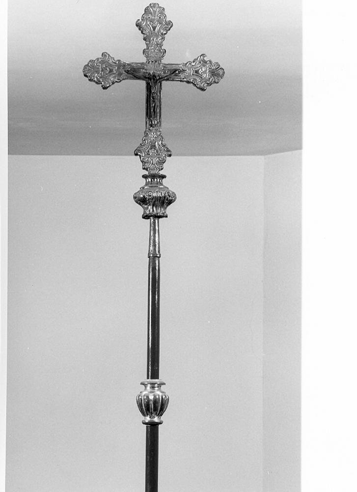 croce processionale - ambito veneto (sec. XVIII)