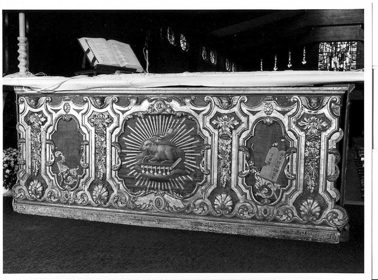 paliotto - ambito veneto (seconda metà sec. XVIII)