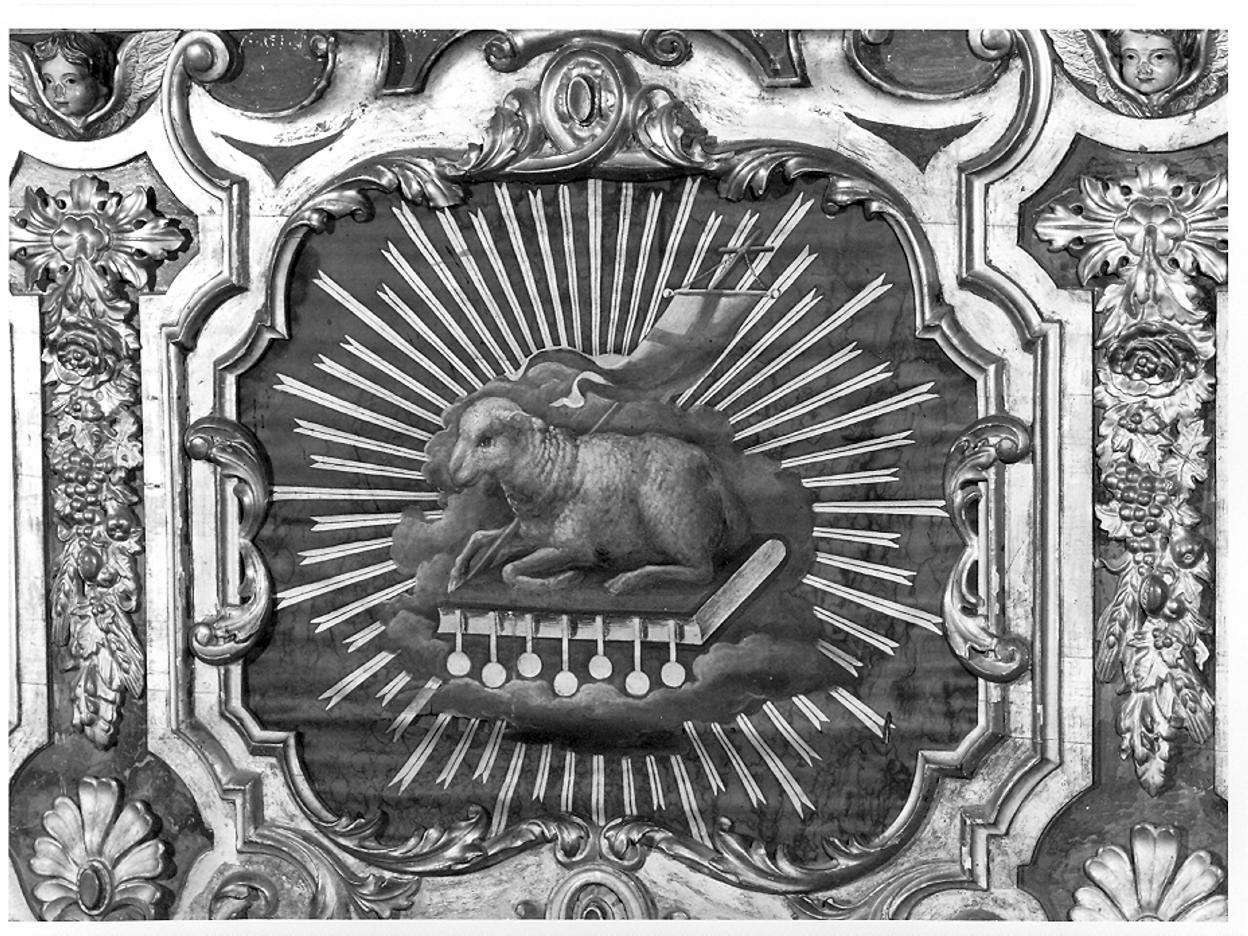 Agnus Dei (dipinto, elemento d'insieme) - ambito veneto (sec. XIX)