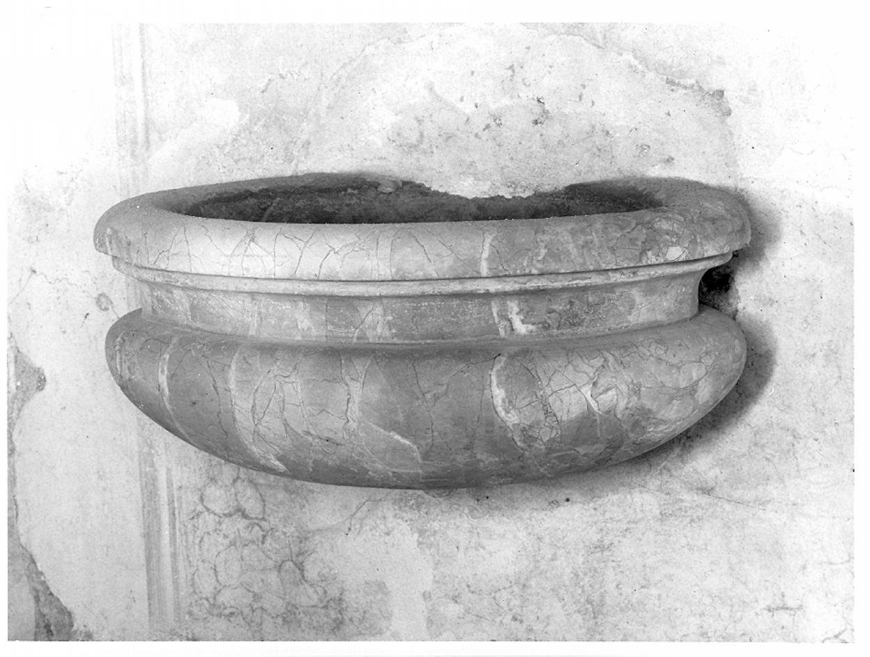 acquasantiera da parete - ambito veneto (sec. XIX)