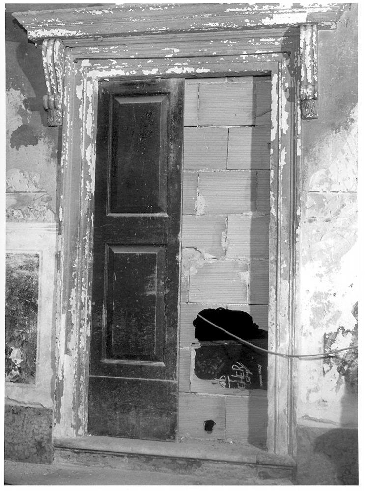 mostra di porta di Giuliari Bartolomeo (primo quarto sec. XIX)