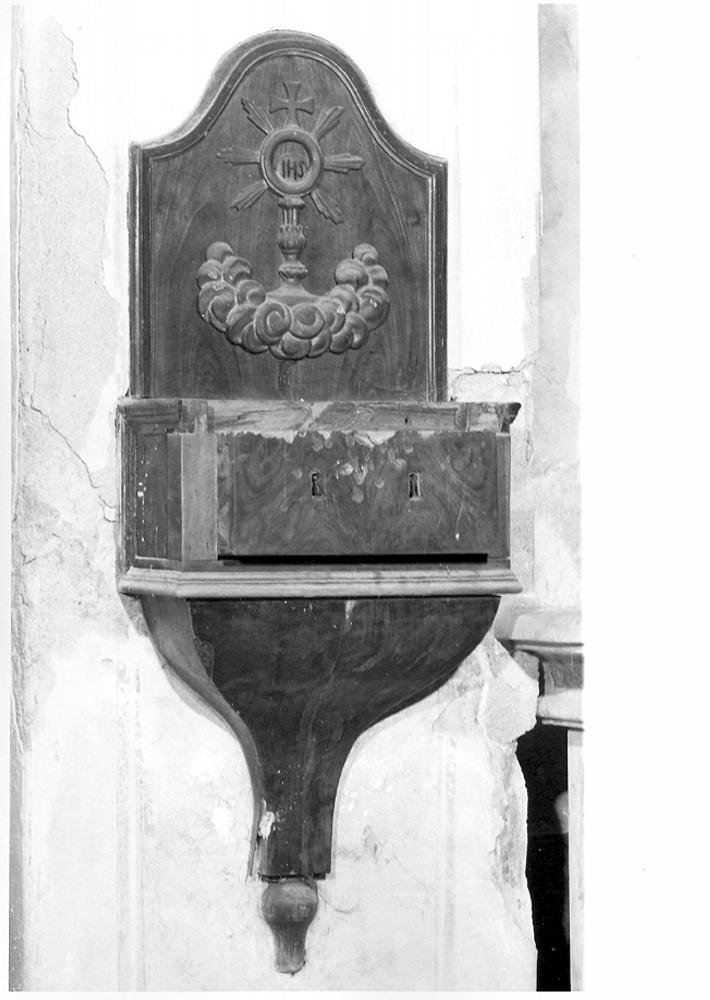 cassetta per elemosine - ambito veneto (prima metà sec. XIX)