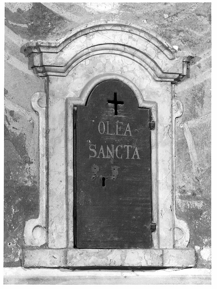 armadietto per oli santi - ambito veneto (sec. XVIII)