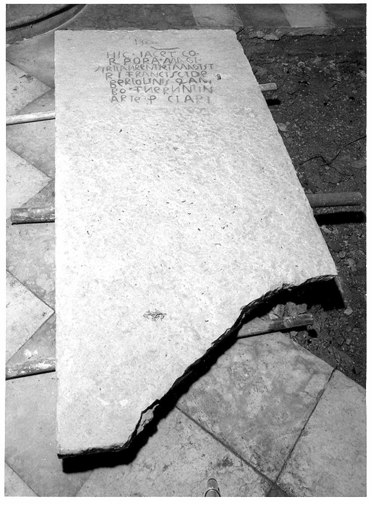 lapide - ambito veneto (sec. XVI)